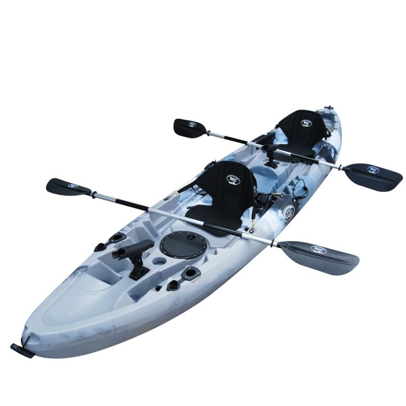 Brooklyn 12.5 Tandem 12 feet 8 inch Kayak W/Padded Seats, Paddles Included 2-3 Person Angler Kayak - Image 2